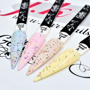 Alternative view of Gellie Confetti Top 02 No Wipe Топ Гел Лк 10мл