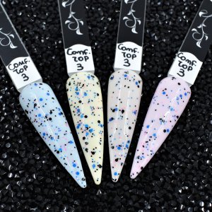 Gellie Confetti Top 03 No Wipe Топ Гел Лк 10мл