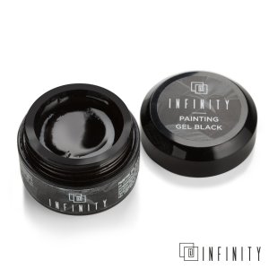 Painting Gel Black Черна Гел Боя Infinity 5мл