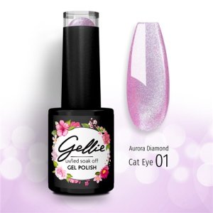 Gellie Diamond Aurora Cateye 01 Гел Лак 10мл