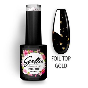 Gellie Foil Top Gold Топ Без Лепкав Слой 10мл