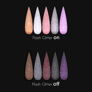 Flash Powder SILVER 1,5гр Свелоотразителна пудра за декорция - Image 2