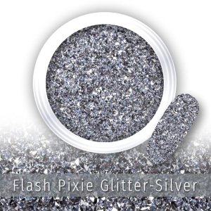 Flash Powder PIXIE SILVER 1гр Свелоотразителна пудра за декорция
