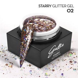 Gellie Starry Glitter 02 Гел Лак в Кутийка 15мл