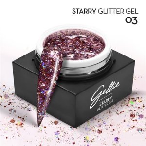 Gellie Starry Glitter 03 Гел Лак в Кутийка 15мл