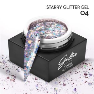 Gellie Starry Glitter 04 Гел Лак в Кутийка 15мл