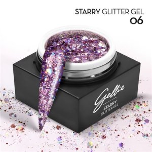 Gellie Starry Glitter 06 Гел Лак в Кутийка 15мл