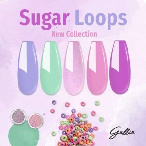 Колекция KIT Gellie Sugar Loops Collection 5 цвята