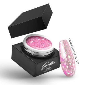 Gellie Candy Glitter 03 Гел Лак в Кутийка 15мл
