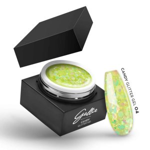 Gellie Candy Glitter 04 Гел Лак в Кутийка 15мл