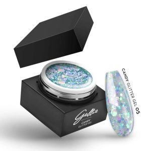 Gellie Candy Glitter 05 Гел Лак в Кутийка 15мл