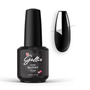 Gellie Super Glossy No Wipe Топ Гел Лак Без Лепкав Слой 15мл