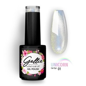 Gellie UNICORN Cateye 01 Гел Лак 10мл