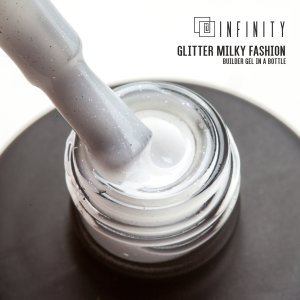 Гел в бутилка Glitter Milky Fashion 15мл