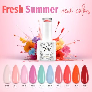 колекция пролет лято гел лак Jlac Fresh summer