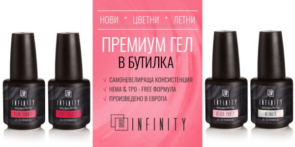 4 нови цвята Premium Гел в бутилка – лятото е в ръцете ти!