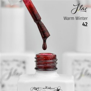 Alternative view of Jlac Warm Winter 42 Гел Лак 15мл