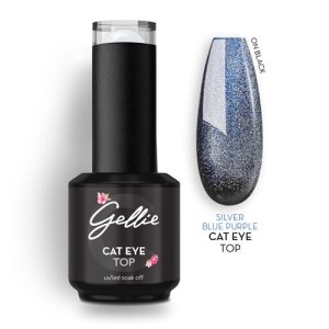 Gellie Top CATEYE SILVER PURPLE BLUE Топ без лепкав слой 15мл